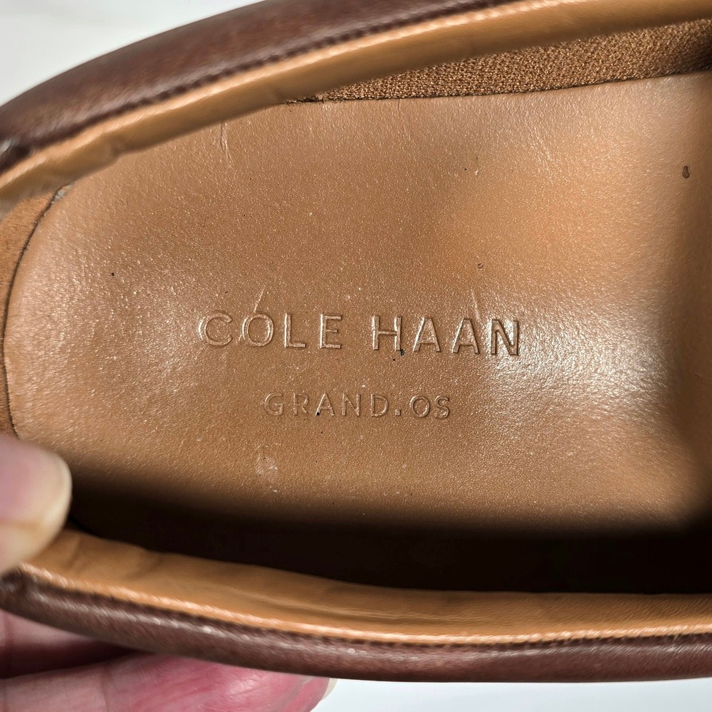 Cole Haan Tucker Venetian Leather Driving Loafer Mens Size 11 Brown Slip On - Picture 9 of 10
